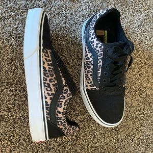 Cheetah print vans